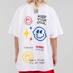 THE MAYFAIR GROUP SMILE YOU’RE ON CAMERA TEE